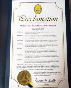 MDVE proclamation document